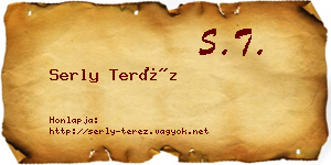 Serly Teréz névjegykártya
