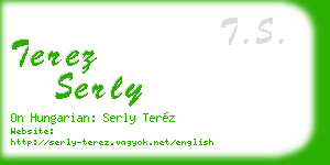terez serly business card