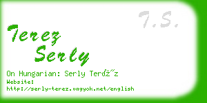 terez serly business card